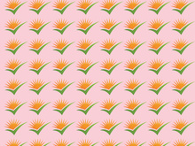 Seamless pattern sun vector