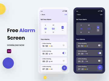Free Alarm App Screen preview picture