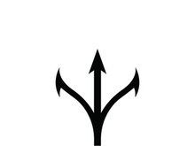 Trident Logo Template vector icon illustration design