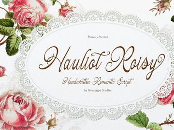 Hauliot Roisy | Handwritten Romantic Font preview picture
