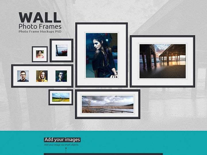 Free Psd Photo Frames Mock Up Design