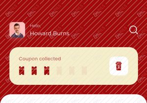 Dashboard and Find place concept screens for Coffee app