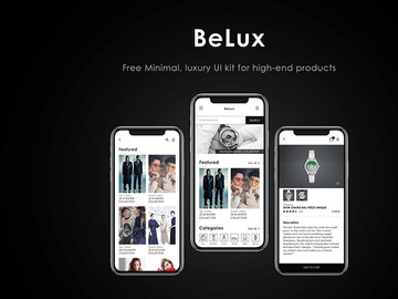 Belux Free Minimal UI Kit preview picture
