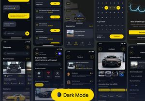 RentQu - Car Rental UI Kit App