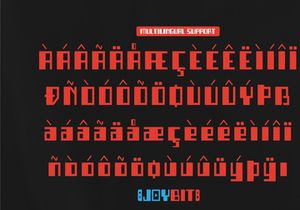 Joybit | Bold Geometric Sans