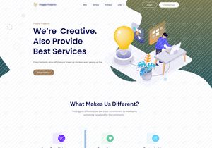 Unpro - Templat Figma untuk Agency Kreatif