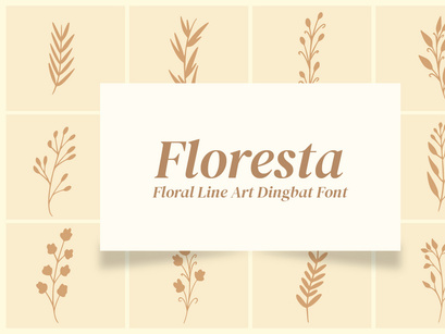 Floresta - Botanical Dingbat