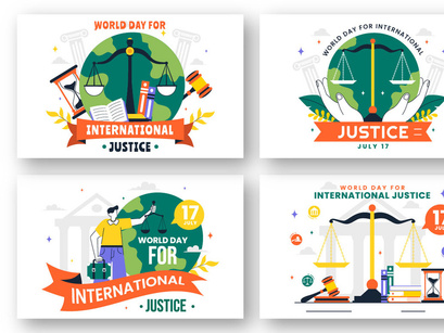 10 World Day for International Justice Illustration