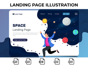 Landing Page Illustration 03 preview picture