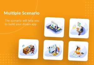 Set of Isometric Time Management Illustration