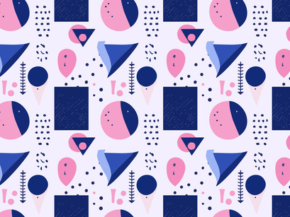 Abstract Geometric Pattern features sharp textures