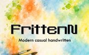 FrittenN – Modern Casual Handwritten Font (TTF )