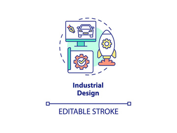 Industrial design concept icon preview picture