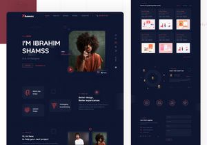 Shams is a pack of 8 landing pages in high quality XD format