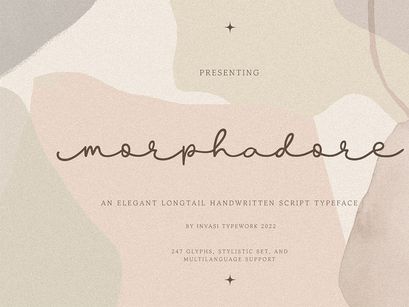 Morphadore - Longtail Script