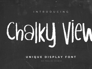 Chalky View - Display Font preview picture