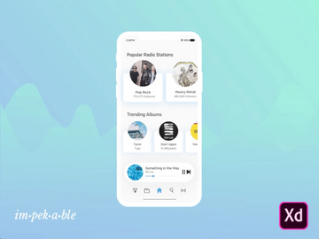 Music Player App UI Kit preview picture