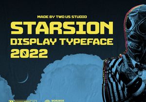 Starsion - Sporty Display Typeface