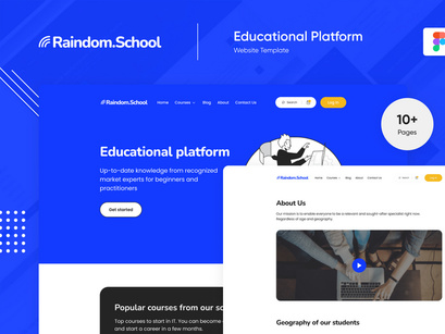 Raindom Academy - Education Web Design