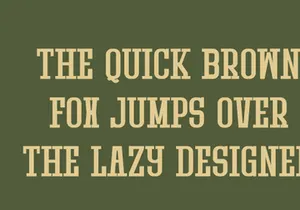 Mountain Christmas - Modern Slab Serif