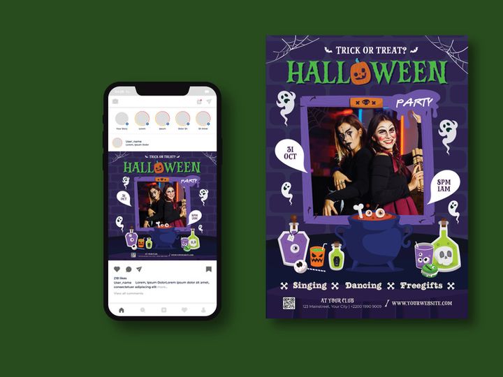 Halloween Party Flyer