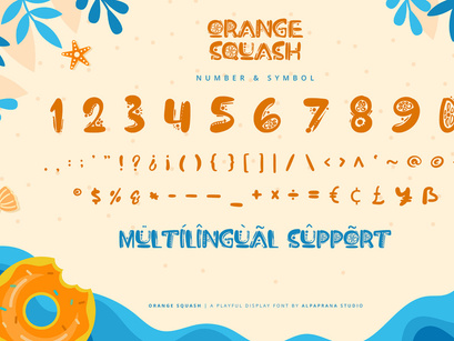 Orange Squash - Playful Display Font