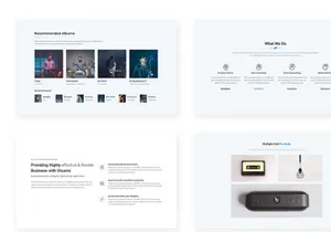 8 Grids Widget Design for Web-UI Kit
