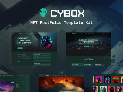 Cybox - NFT Portfolio Template Kit
