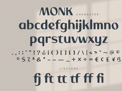Monk - Display Font