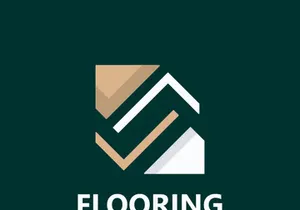 Flooring Logo design, custom Layer Vector elegant business store building