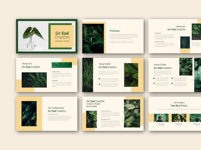 Gr-end Creative Powerpoint Template