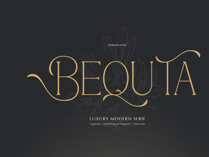Bequta | Luxury Modern Serif