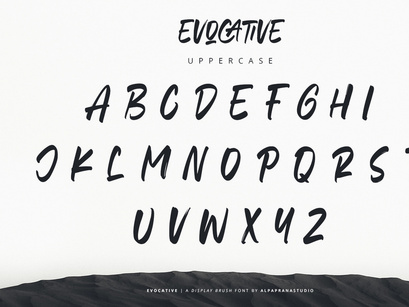 Evocative - Brush Font