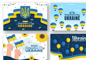 16 Ukraine Independence Day Illustration
