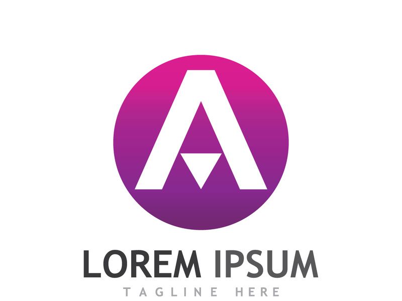 modern and creative initial letter A logo.
