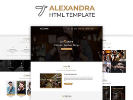 Barber Shop HTML Template preview picture