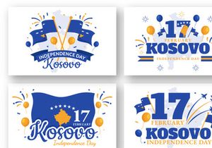 13 Kosovo Independence Day Illustration