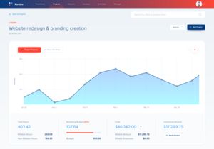 Kanbio - time tracking app [Sketch]