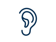 ear Logo Template vector icon