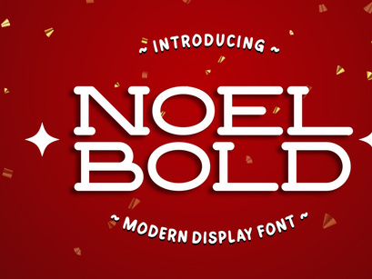 Noel Bold - Modern Display Font