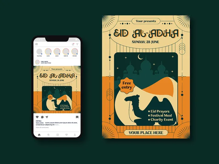 Eid-al-Adha Flyer