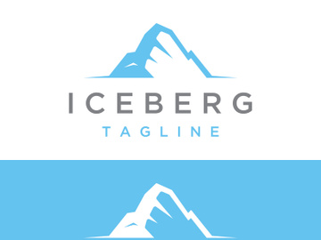 Antarctic iceberg logo design. preview picture