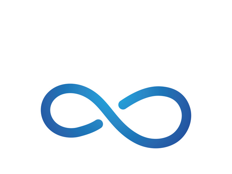 Infinity Design Vector icon illustration Logo template design