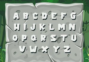 Rumbaz - Rimba, Forest, Game Font