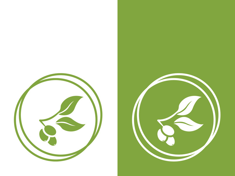 olive icon vector illustration design template