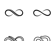 Infinity logo and symbol Design Vector