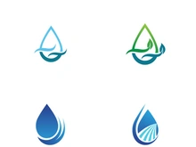 Water drop Logo Template vector