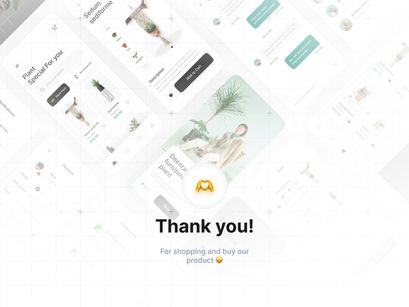 Plant Shop UI Kit Mobile