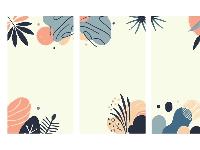 Abstract botanical background