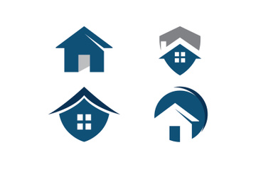 Property and construction home logo vector template design preview picture